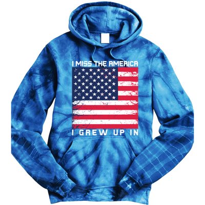 I Miss The America I Grew Up In Grunge Gift Tie Dye Hoodie