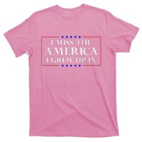 I Miss The America I Grew Up In American Flag T-Shirt