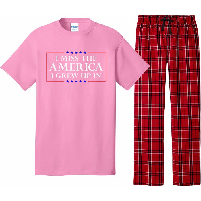 I Miss The America I Grew Up In American Flag Pajama Set