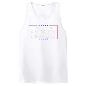 I Miss The America I Grew Up In American Flag PosiCharge Competitor Tank