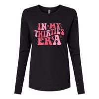 In My Thirties Era Thirtieth Birthday Funny Birthday Womens Cotton Relaxed Long Sleeve T-Shirt