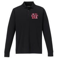 In My Thirties Era Thirtieth Birthday Funny Birthday Performance Long Sleeve Polo