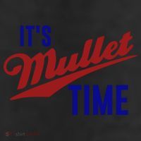 It’s Mullet Time, Funny Redneck Mullet 7 Panel Mesh Trucker Snapback Hat