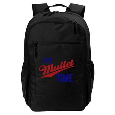 It’s Mullet Time, Funny Redneck Mullet Daily Commute Backpack