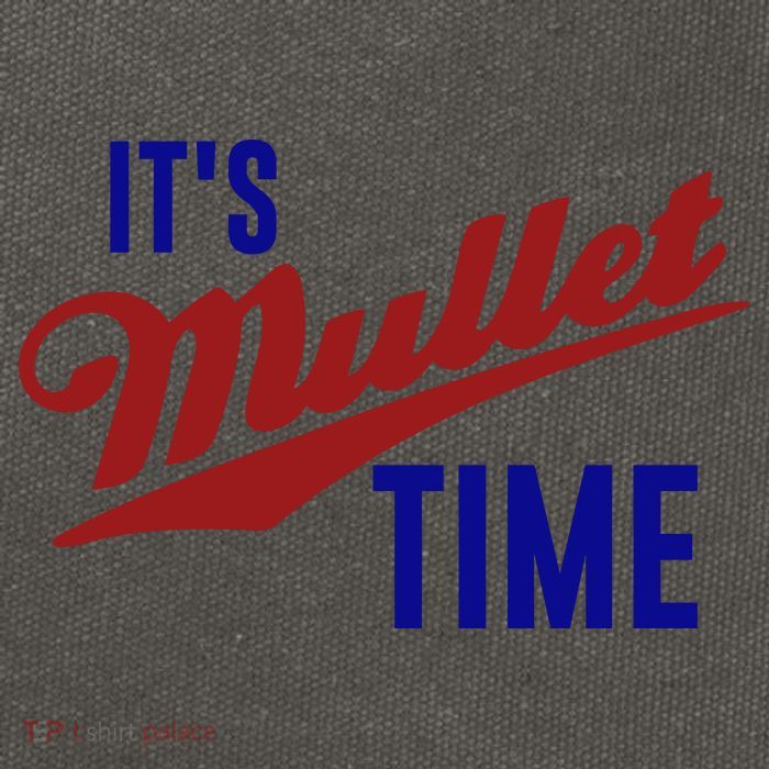 It’s Mullet Time, Funny Redneck Mullet Cotton Canvas Backpack