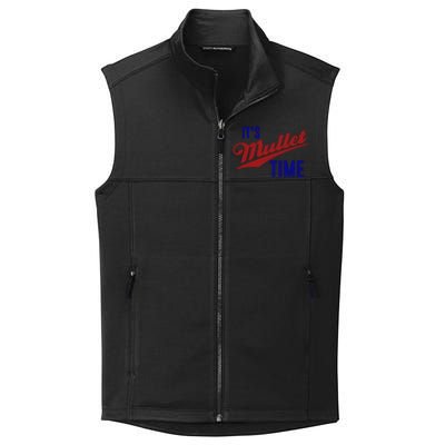 It’s Mullet Time, Funny Redneck Mullet Collective Smooth Fleece Vest