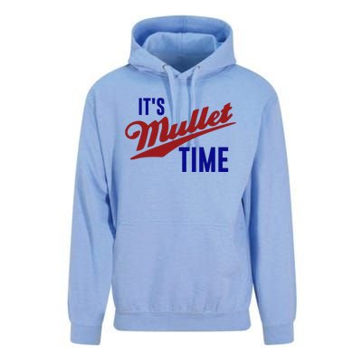 It’s Mullet Time, Funny Redneck Mullet Unisex Surf Hoodie