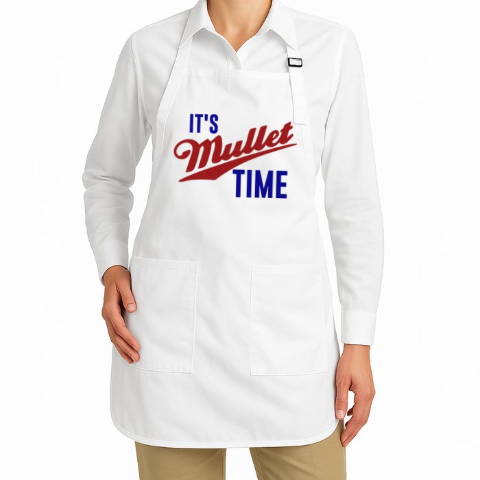It’s Mullet Time, Funny Redneck Mullet Apron