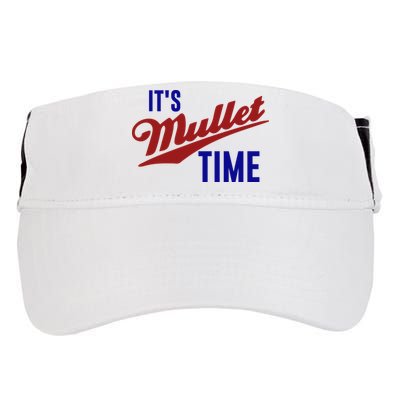 It’s Mullet Time, Funny Redneck Mullet Adult Drive Performance Visor