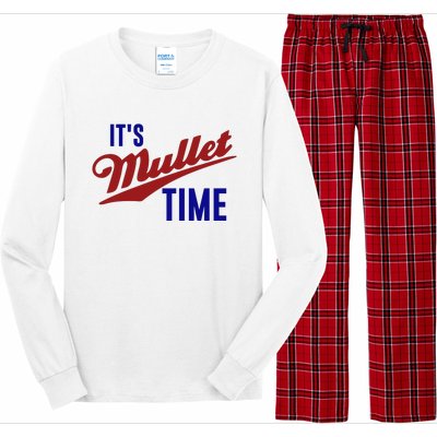 It’s Mullet Time, Funny Redneck Mullet Long Sleeve Pajama Set