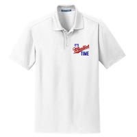 It’s Mullet Time, Funny Redneck Mullet Dry Zone Grid Polo