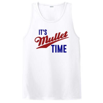 It’s Mullet Time, Funny Redneck Mullet PosiCharge Competitor Tank