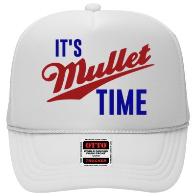 It’s Mullet Time, Funny Redneck Mullet Trucker Hat