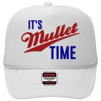 It’s Mullet Time, Funny Redneck Mullet Trucker Hat