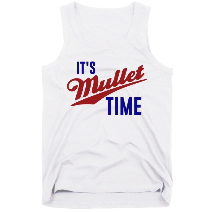 It’s Mullet Time, Funny Redneck Mullet Tank Top