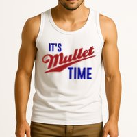 It’s Mullet Time, Funny Redneck Mullet Tank Top