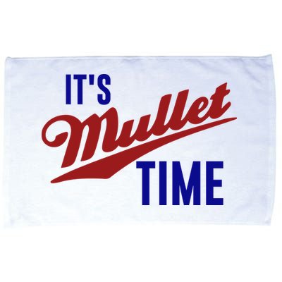 It’s Mullet Time, Funny Redneck Mullet Microfiber Hand Towel
