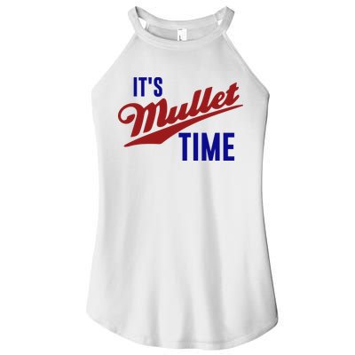 It’s Mullet Time, Funny Redneck Mullet Women's Perfect Tri Rocker Tank