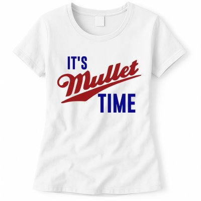 It’s Mullet Time, Funny Redneck Mullet Womens T-Shirt