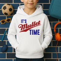 It’s Mullet Time, Funny Redneck Mullet Kids Hoodie