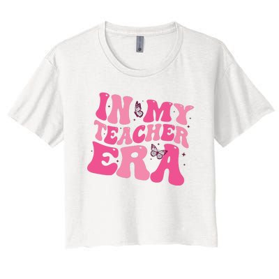 In My Teacher Era Women's Crop Top Tee