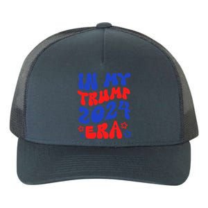 In My Trump 2024 Era Groovy Trump 2024 Election Retro Trump Gift Yupoong Adult 5-Panel Trucker Hat