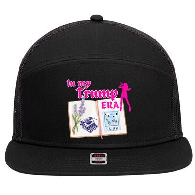 In My Trump Era Pop Star 7 Panel Mesh Trucker Snapback Hat