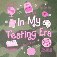 In My Testing Era Teachers Student Rock Testing Day Legacy Tie Dye Trucker Hat
