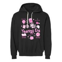 In My Testing Era Teachers Student Rock Testing Day Garment-Dyed Fleece Hoodie