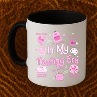 In My Testing Era Teachers Student Rock Testing Day Mug