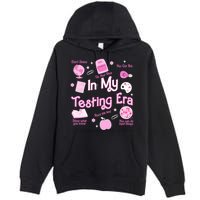 In My Testing Era Teachers Student Rock Testing Day Premium Pullover Hoodie