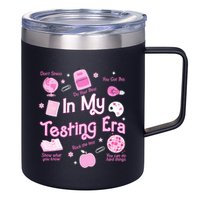 In My Testing Era Teachers Student Rock Testing Day 12oz Stainless Steel Coffee Mug