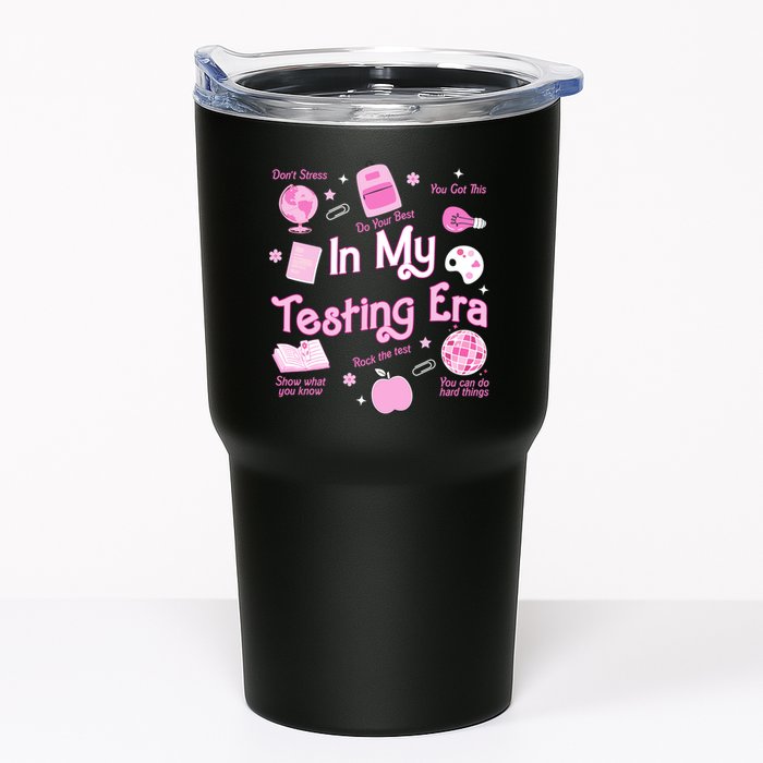 In My Testing Era Teachers Student Rock Testing Day Tumbler
