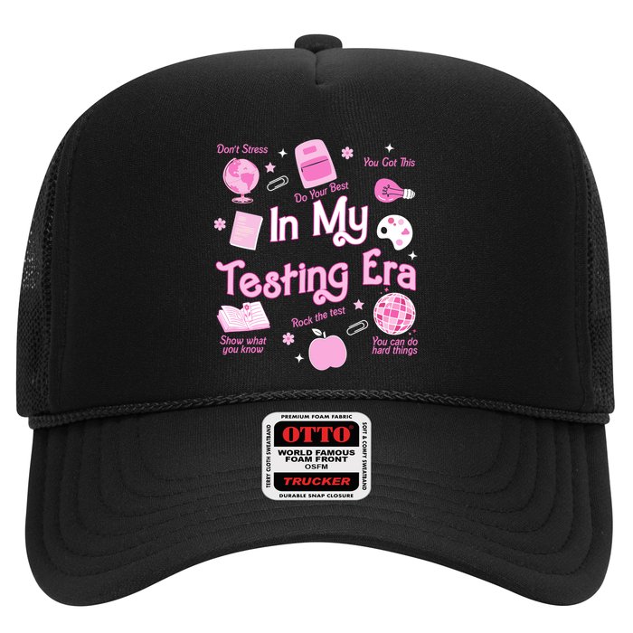 In My Testing Era Teachers Student Rock Testing Day Trucker Hat