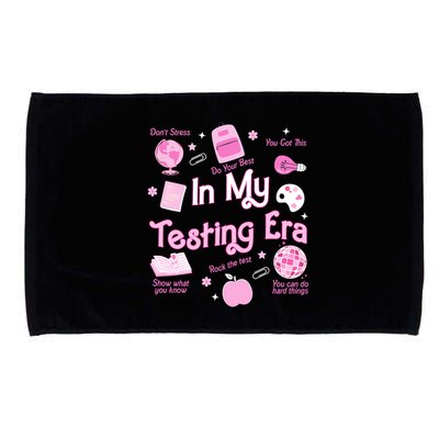 In My Testing Era Teachers Student Rock Testing Day Microfiber Hand Towel