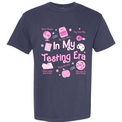 In My Testing Era Teachers Student Rock Testing Day Garment-Dyed Heavyweight T-Shirt