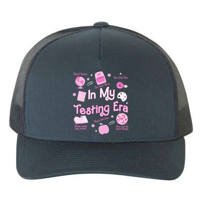 In My Testing Era Teachers Student Rock Testing Day Yupoong Adult 5-Panel Trucker Hat