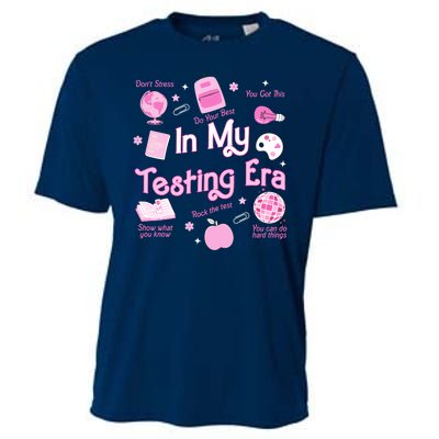 In My Testing Era Teachers Student Rock Testing Day Cooling Performance Crew T-Shirt