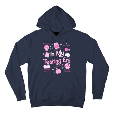 In My Testing Era Teachers Student Rock Testing Day Hoodie