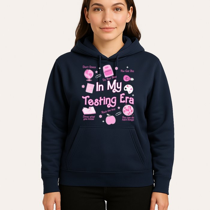 In My Testing Era Teachers Student Rock Testing Day Hoodie