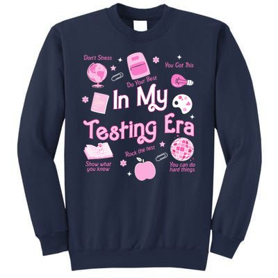 In My Testing Era Teachers Student Rock Testing Day Sweatshirt