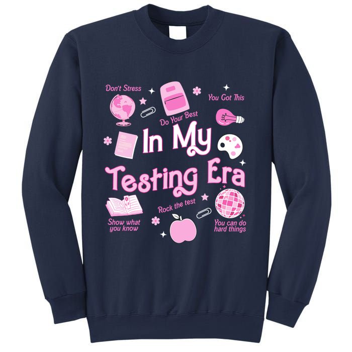 In My Testing Era Teachers Student Rock Testing Day Sweatshirt