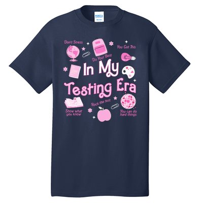 In My Testing Era Teachers Student Rock Testing Day Tall T-Shirt