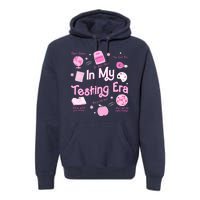 In My Testing Era Teachers Student Rock Testing Day Premium Hoodie