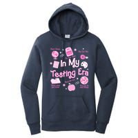 In My Testing Era Teachers Student Rock Testing Day Women's Pullover Hoodie