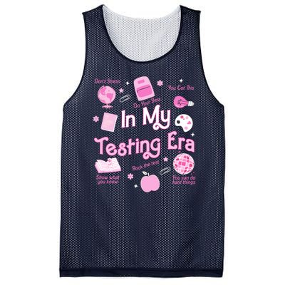 In My Testing Era Teachers Student Rock Testing Day Mesh Reversible Basketball Jersey Tank