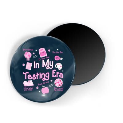 In My Testing Era Teachers Student Rock Testing Day Magnet