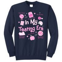 In My Testing Era Teachers Student Rock Testing Day Tall Sweatshirt