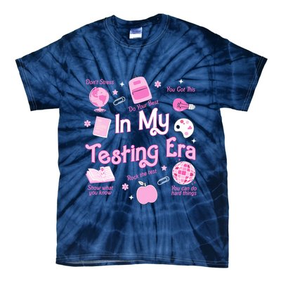 In My Testing Era Teachers Student Rock Testing Day Tie-Dye T-Shirt