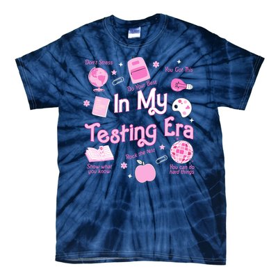 In My Testing Era Teachers Student Rock Testing Day Tie-Dye T-Shirt